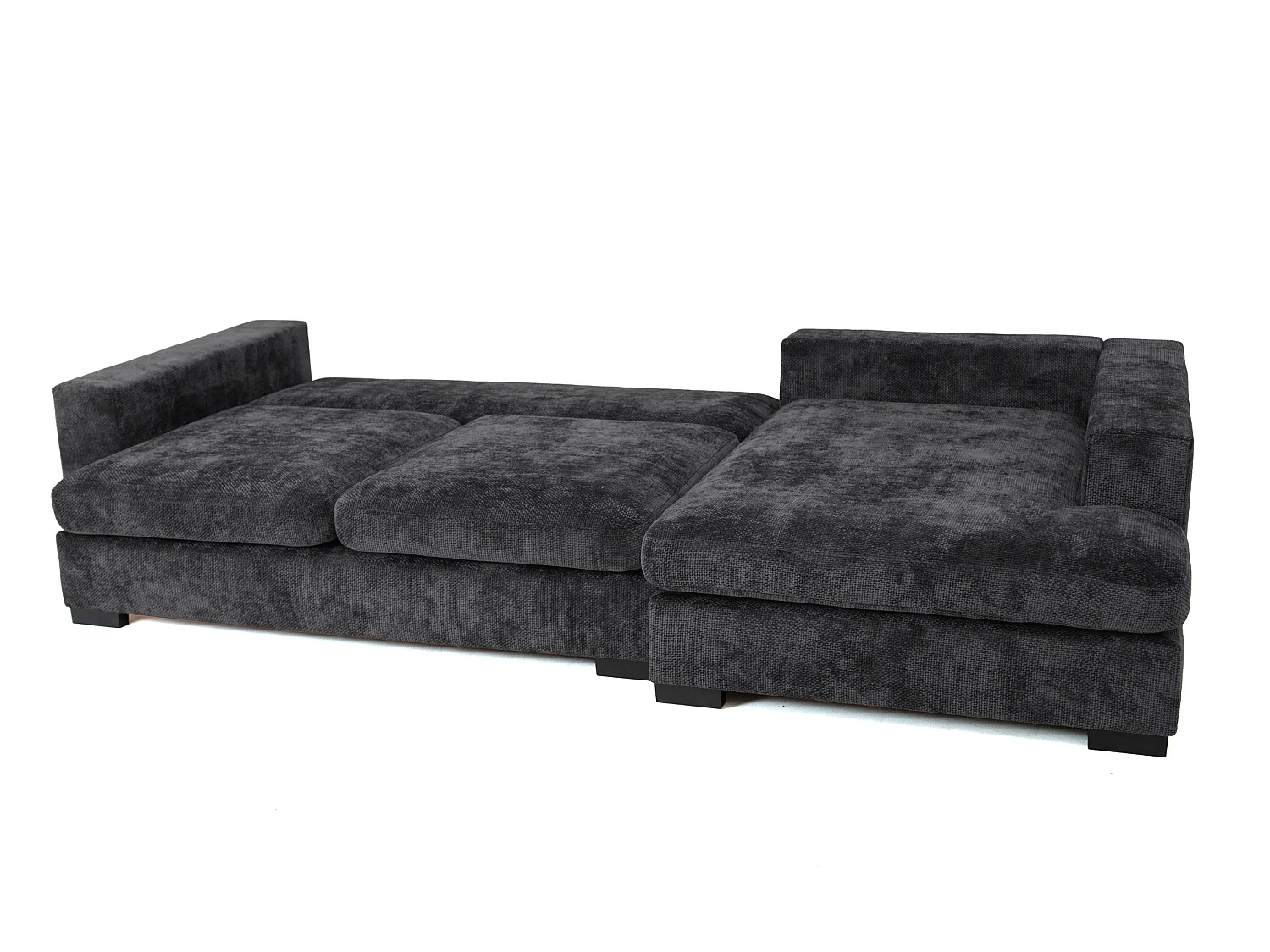 Canapé d'angle Sello L, côté droit, tissu Flow, anthracite (21)