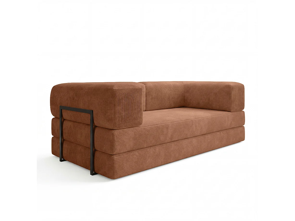 Sofa Edi, tkanina Poso, ceglany (40)