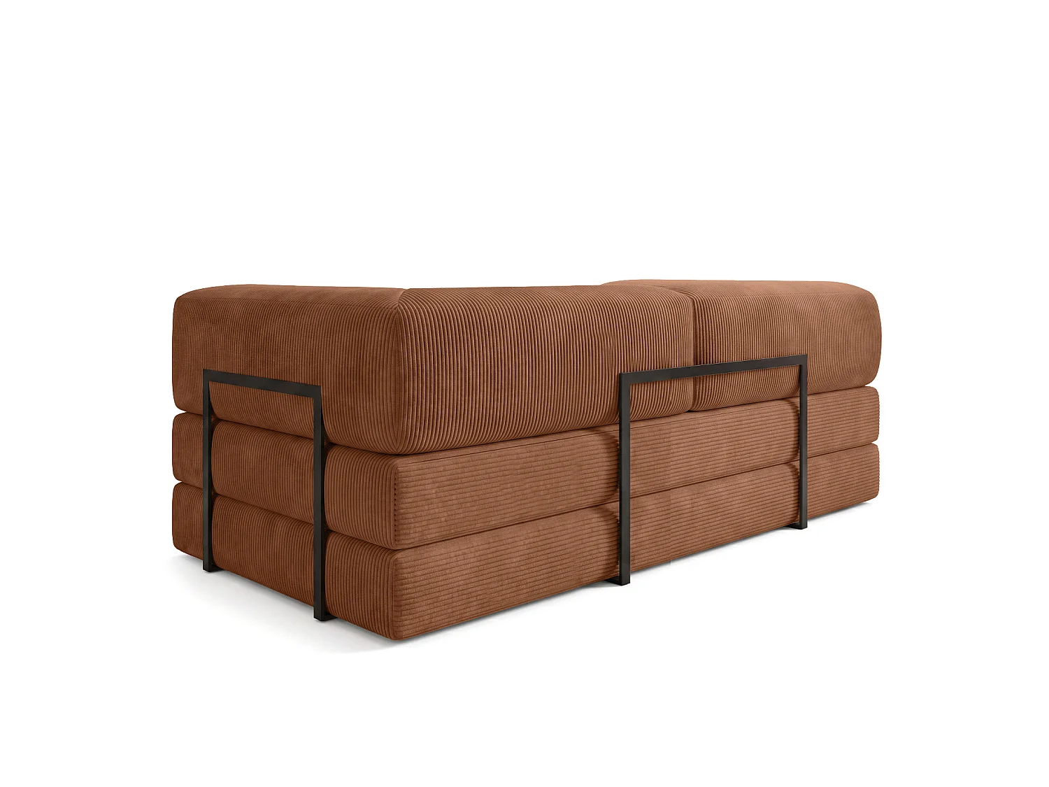 Sofa Edi, tkanina Poso, ceglany (40)