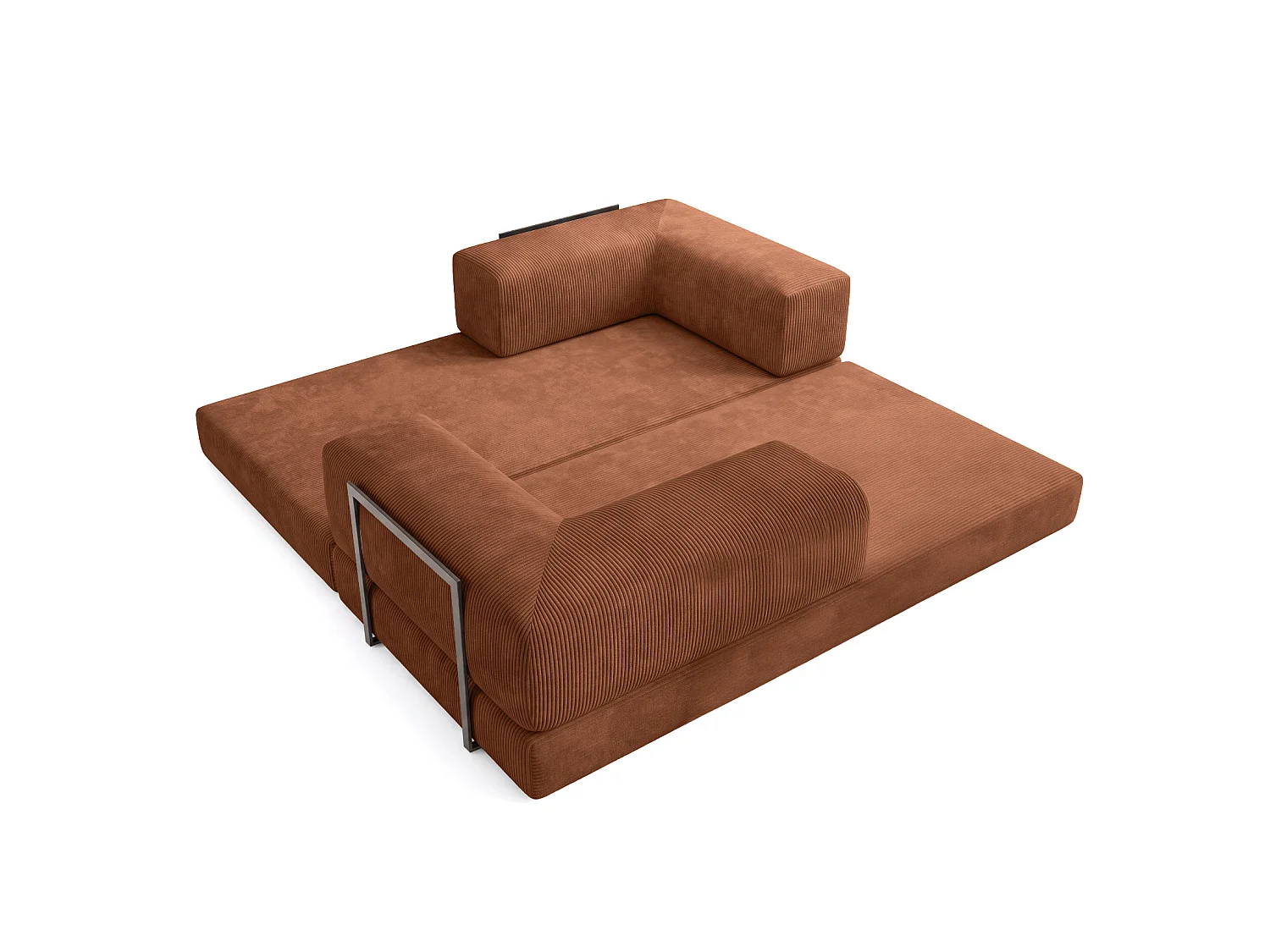 Sofa Edi, tkanina Poso, ceglany (40)
