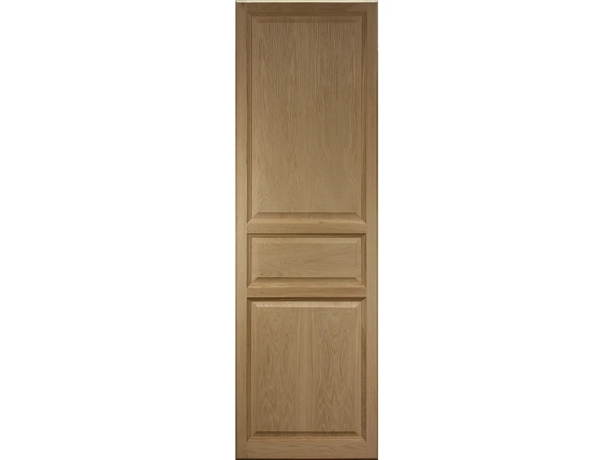 Lot De 2 Portes De Placard Coulissantes Bois Plaqué Chêne H200 X L63 Cm Gd Menuiseries