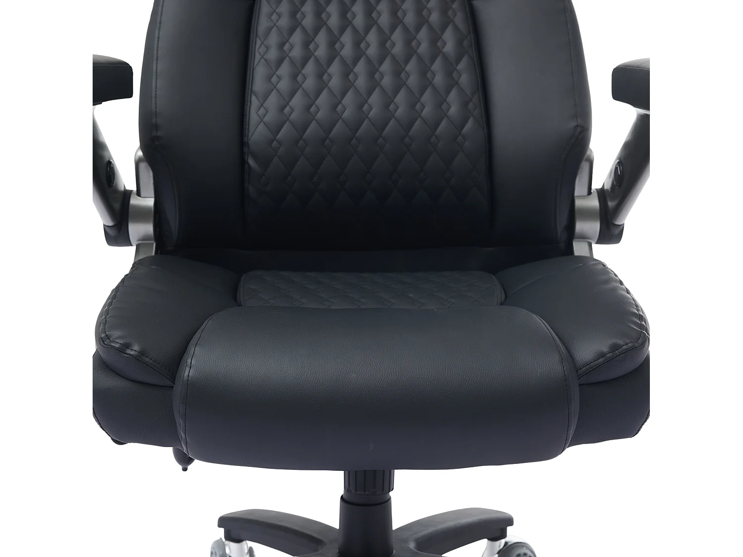 Fauteuil de bureau XXL avec soutien lombaire gonflable, accoudoirs 4D, 230 kg et doubles roulettes
