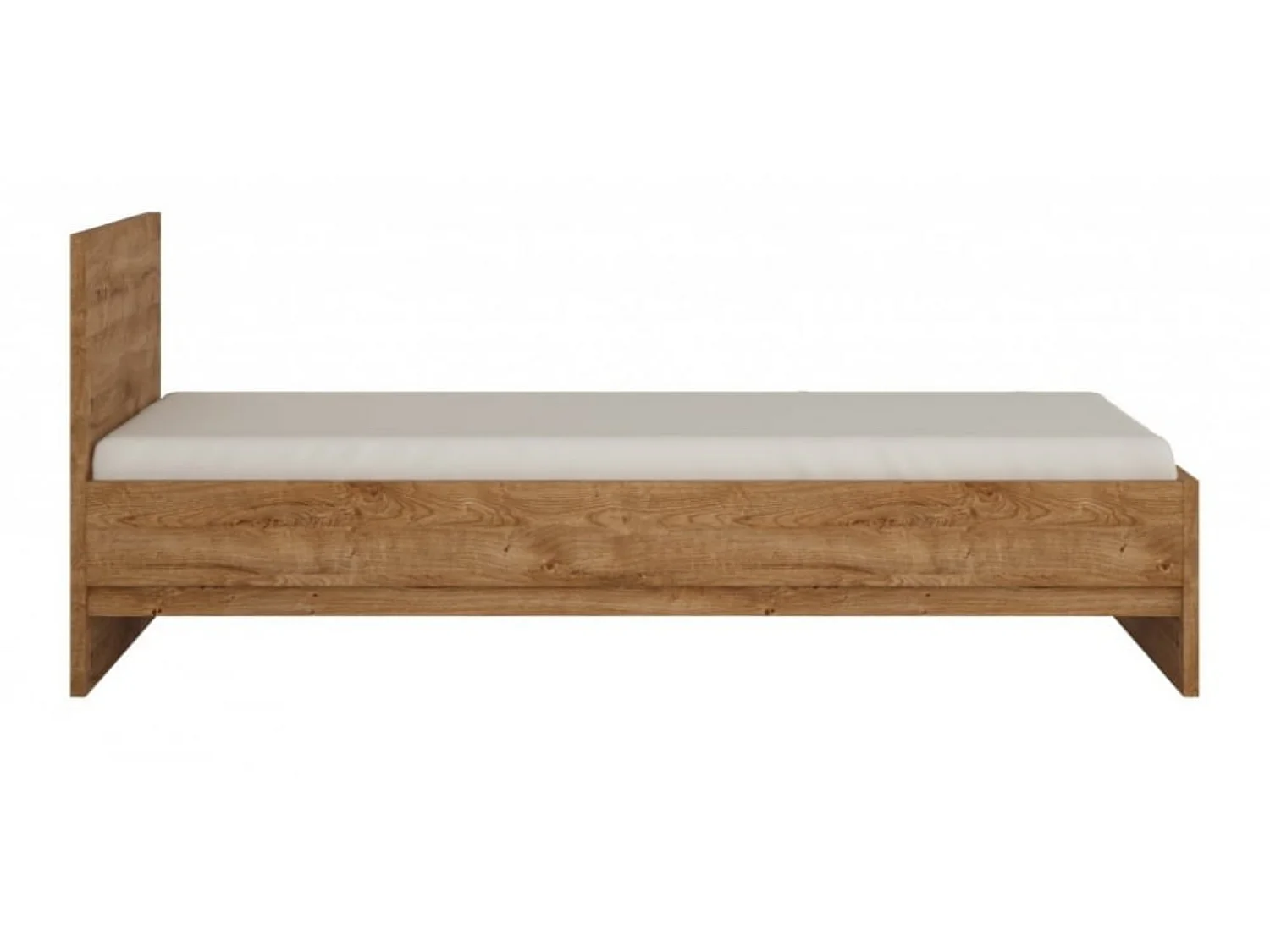 Eenpersoonsbed Fribo 90x200 cm - compact - tienerkamer - ribbeck eiken