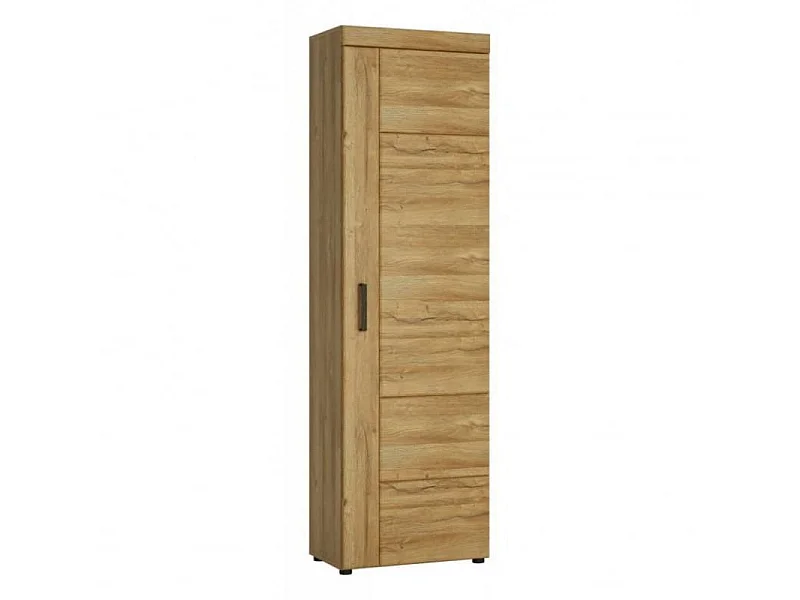 Szafa Cortina 58x195x37cm - drążek - 3 półki - sypialnia przedpokój - dąb grandson