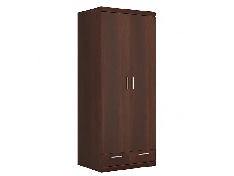 Szafa Imperial 80x195x61cm - drążek - 2 szuflady - sypialnia przedpokój - orzech