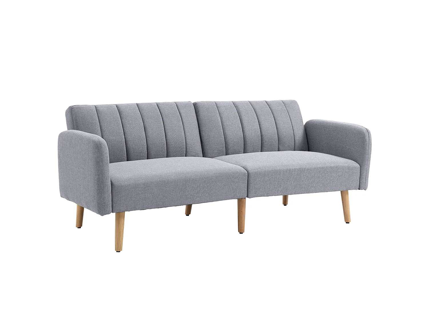 Canapé convertible 2 places – Design scandinave – Dossier inclinable