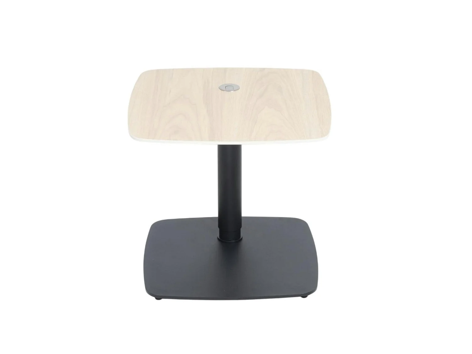 Table d'appoint réglable en céramique effet chêne LUGANO