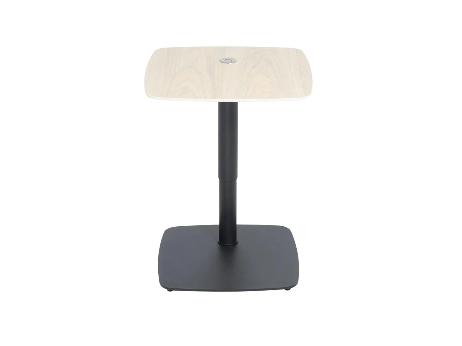 Table d'appoint réglable en céramique effet chêne LUGANO