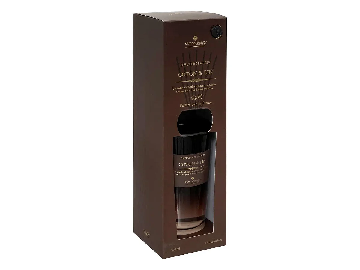 Diffuseur de Parfum "Alma" 500ml Coton & Lin