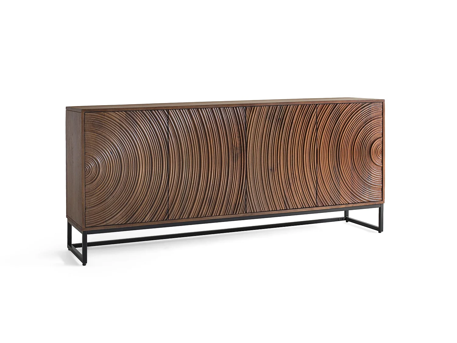 Buffet en bois de manguier, 170 cm, style moderne