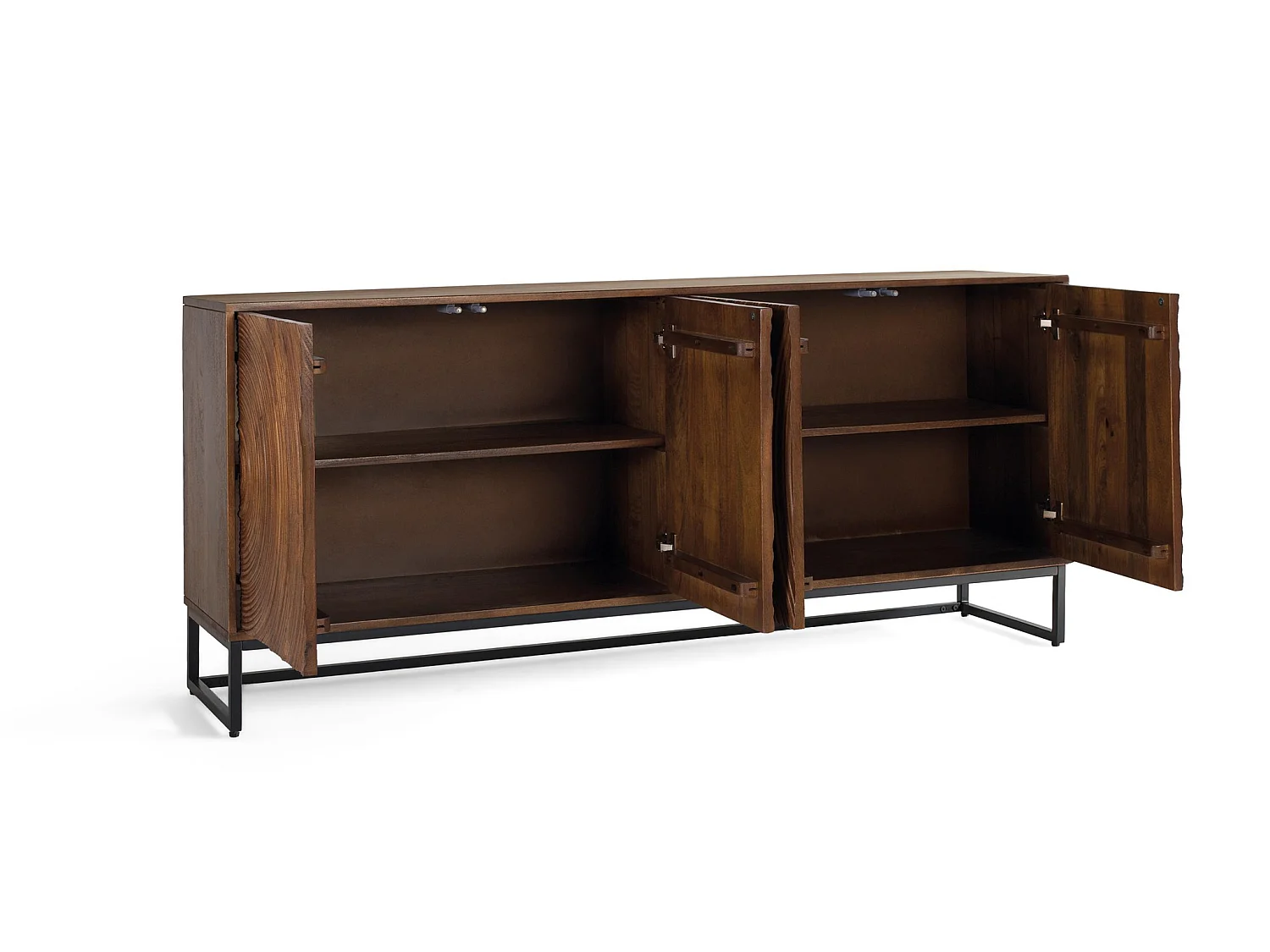 Buffet en bois de manguier, 170 cm, style moderne