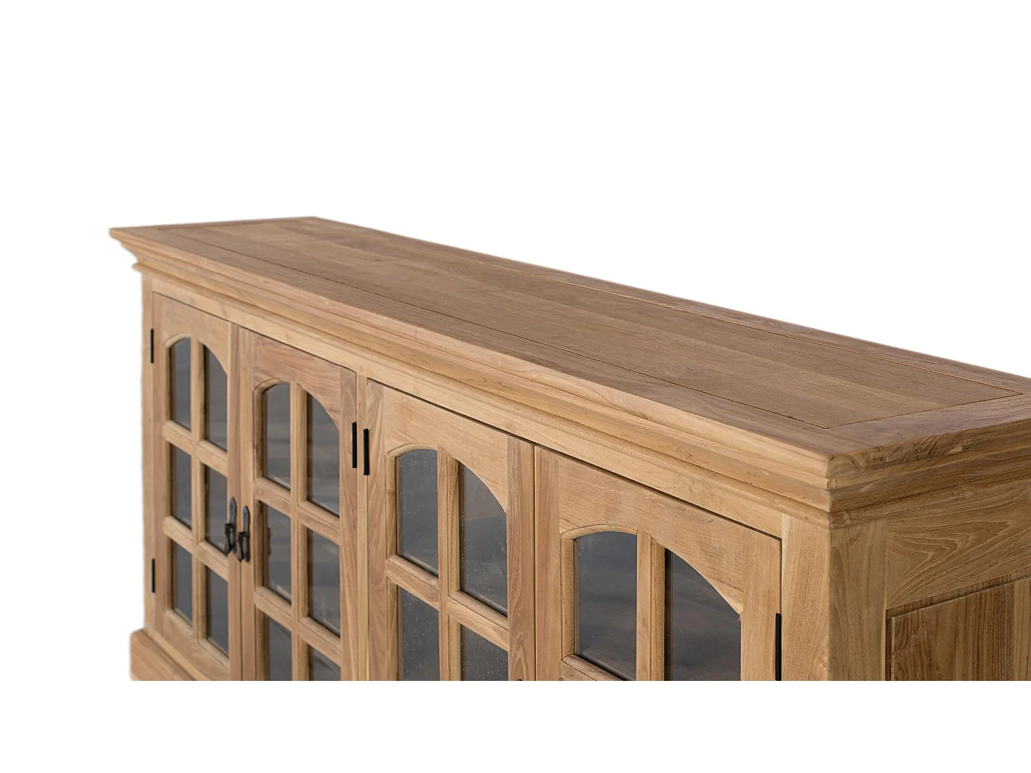 Buffet en teck 180 cm, style contemporain