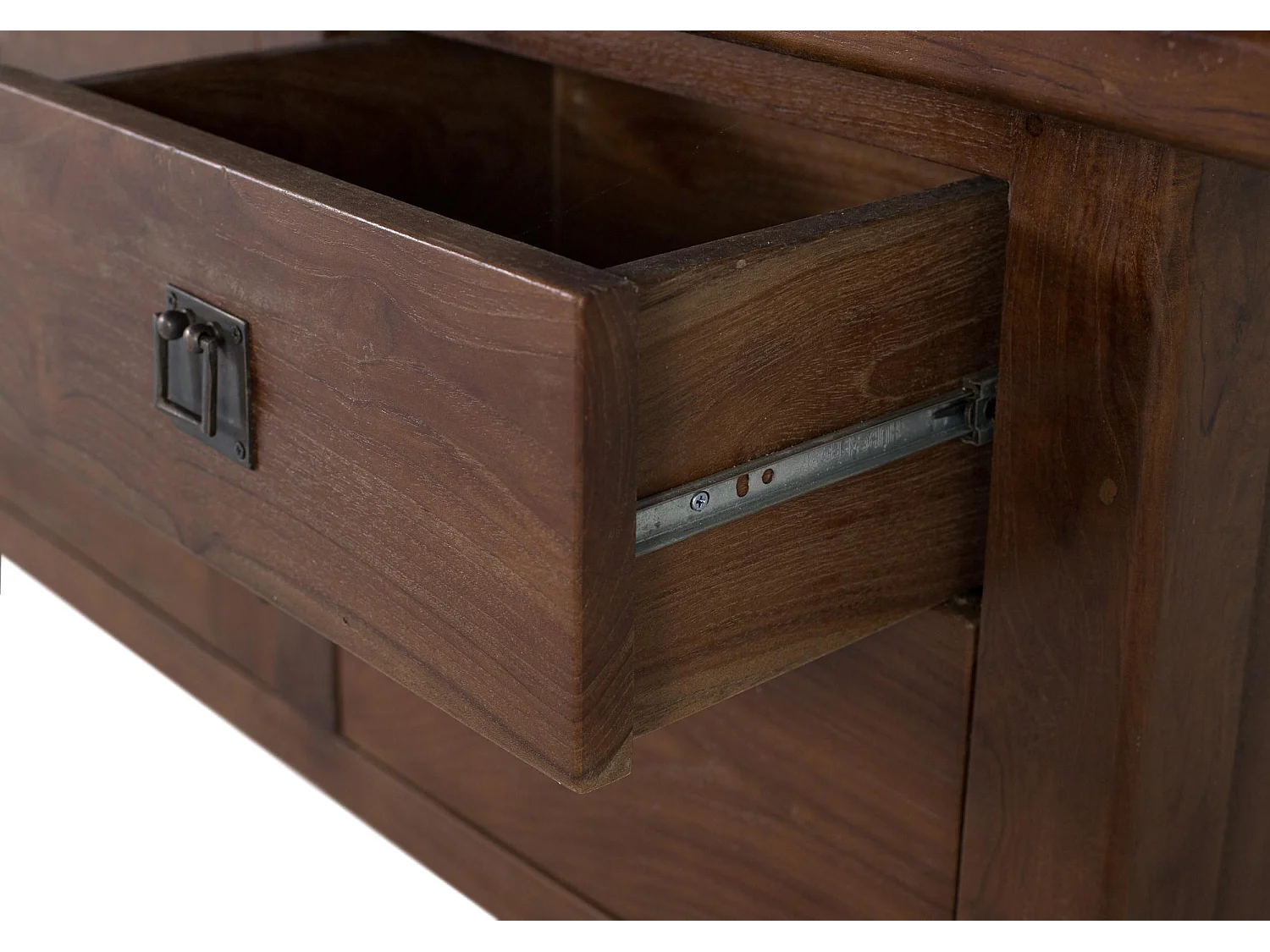 Meuble TV Altair en bois de teck, 56 cm x 185 cm x 35 cm
