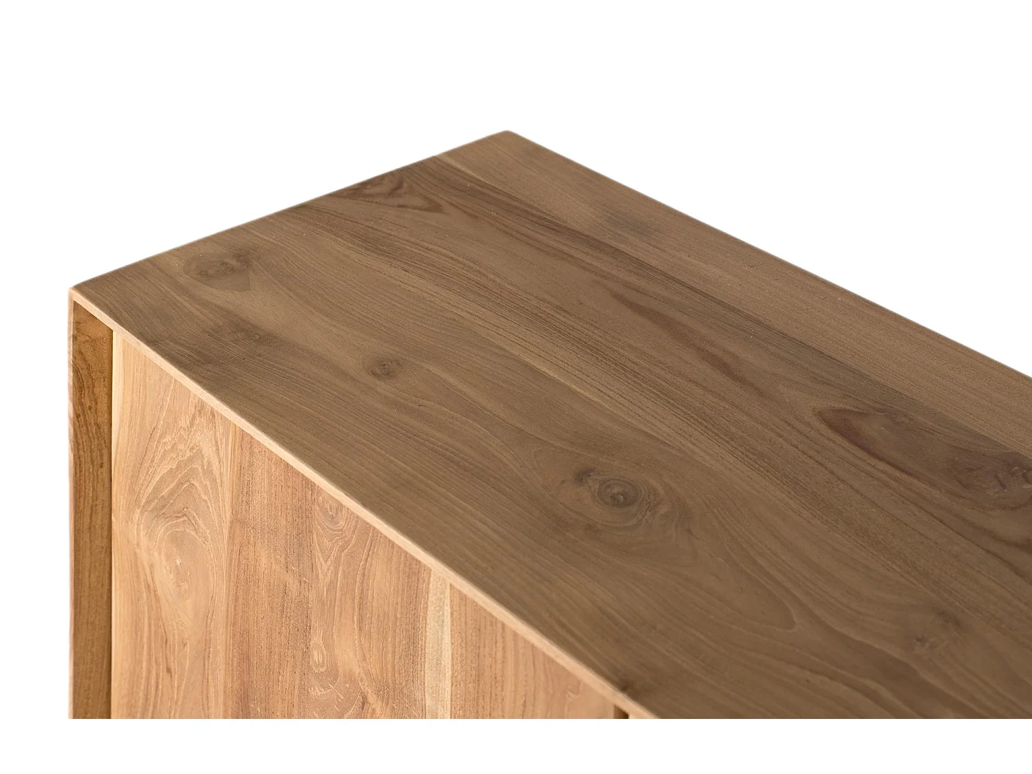 Meuble TV en bois de teck 66 cm x 150 cm x 40 cm