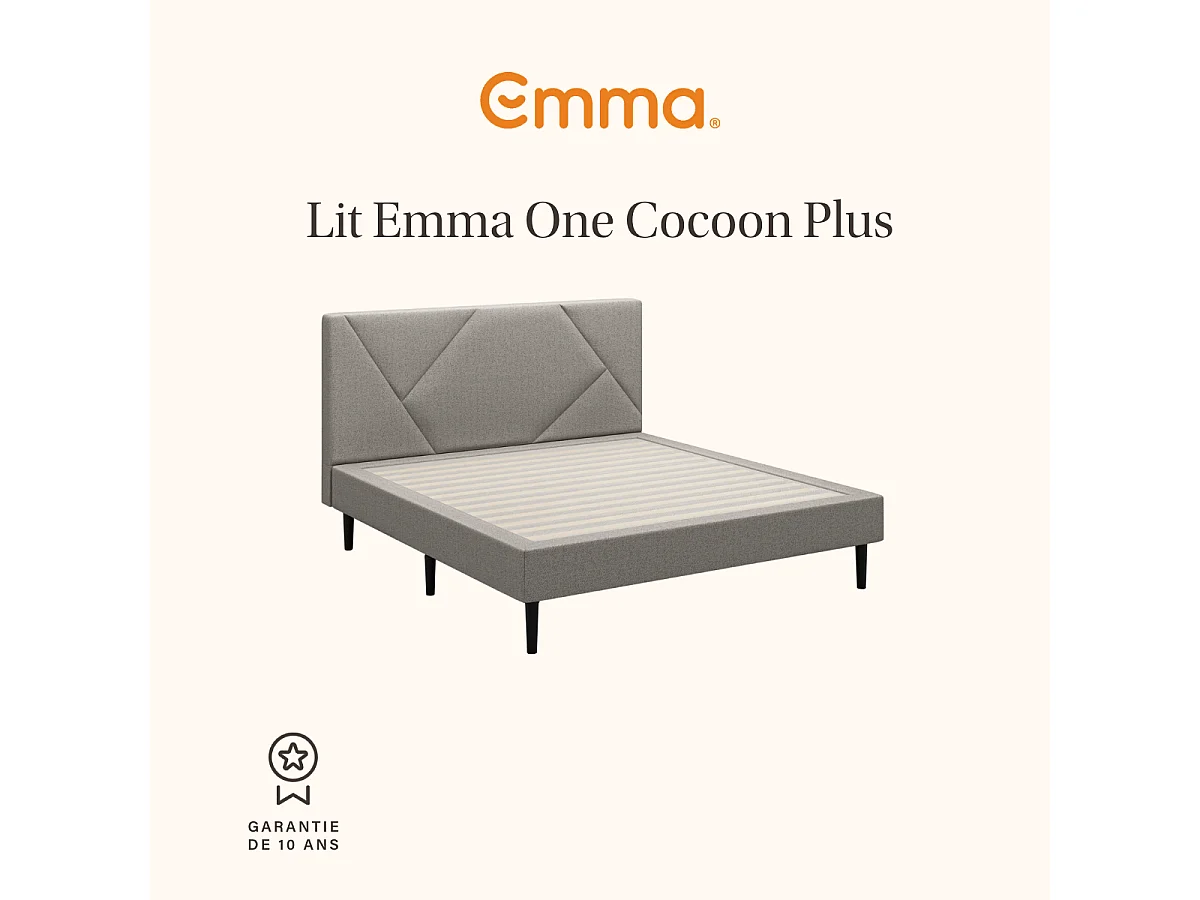 Lit Emma One Cocoon Plus 140 x 190 cm
