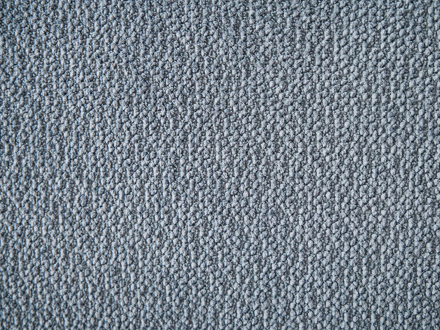 Lit 90 x 190 cm avec 2 tiroirs - Avec LEDs - Tissu chenille - Bleu clair + Matelas - NESTIAKO