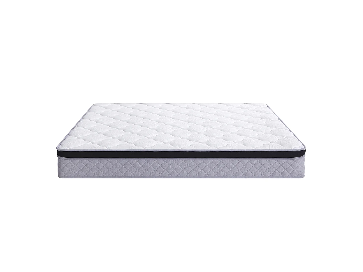 Matratze mit Federkern 140 × 200 cm - Härtegrad: H3 - Mit ergonomischen Modulen -