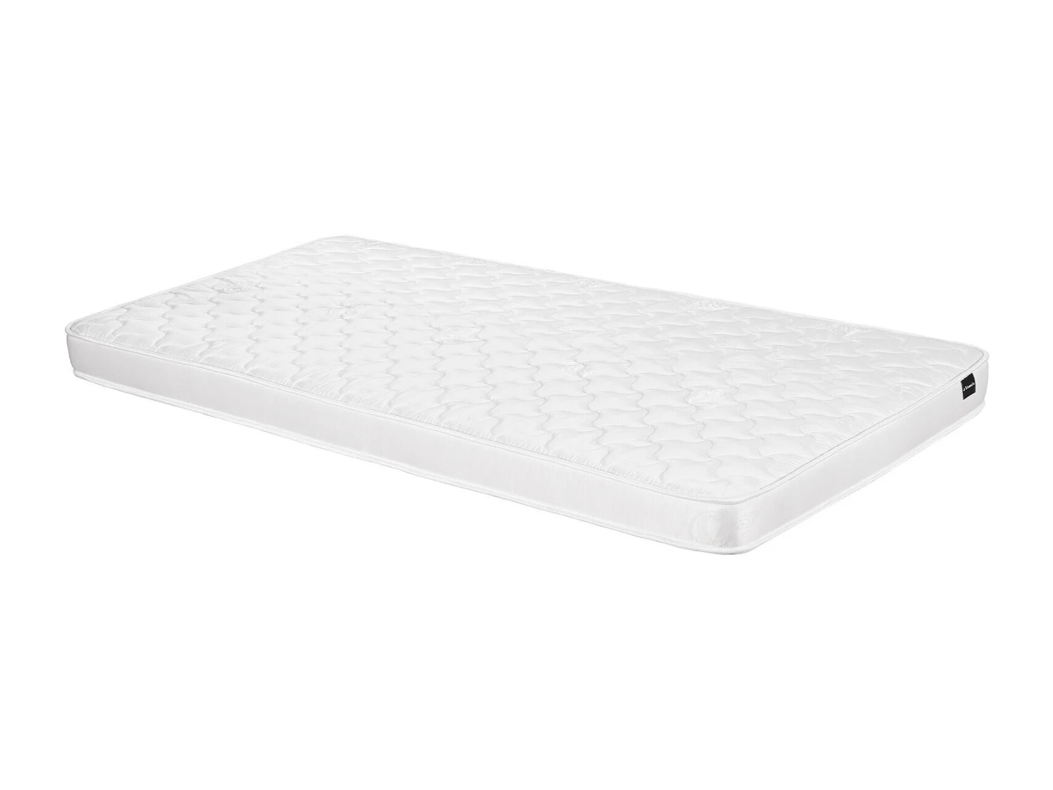 Lit gigogne 2 x 90 x 190 cm - MDF et pin - Vert sauge et naturel clair + Matelas - TALUDO