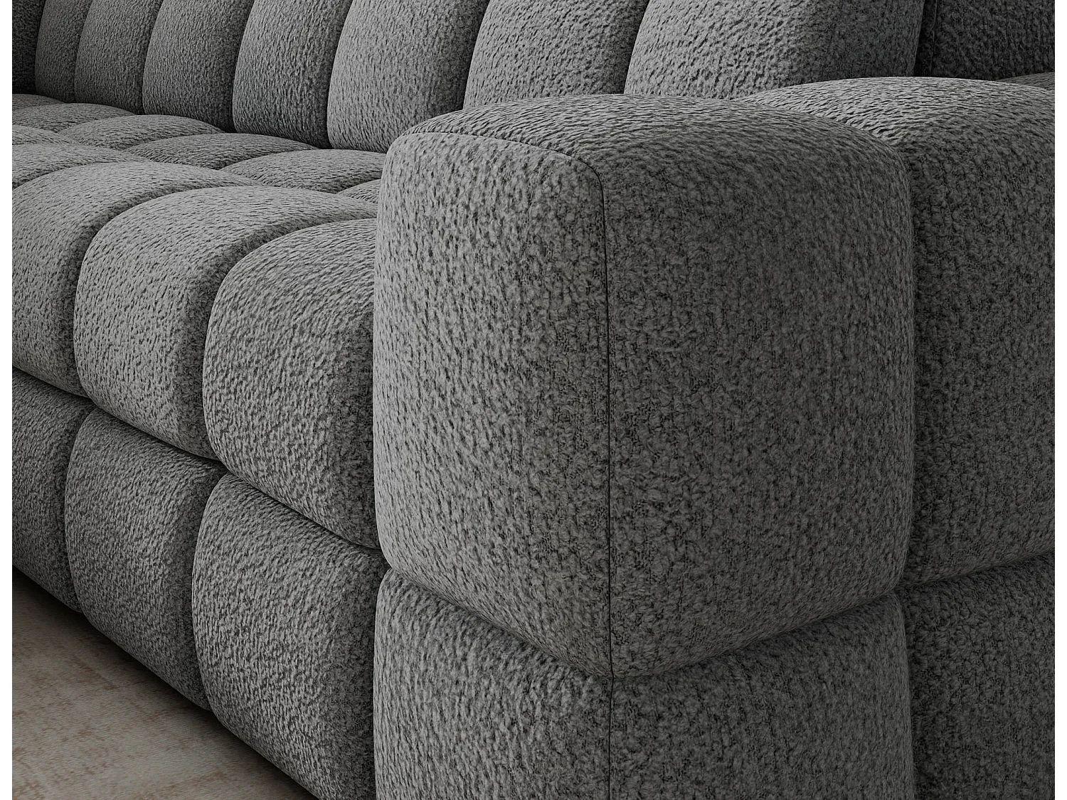 Ecksofa Bronon mit Schlaffunktion und Bettkasten – Modernes Design, verstellbare Kopfstützen und verschiebbare Rückenlehnen