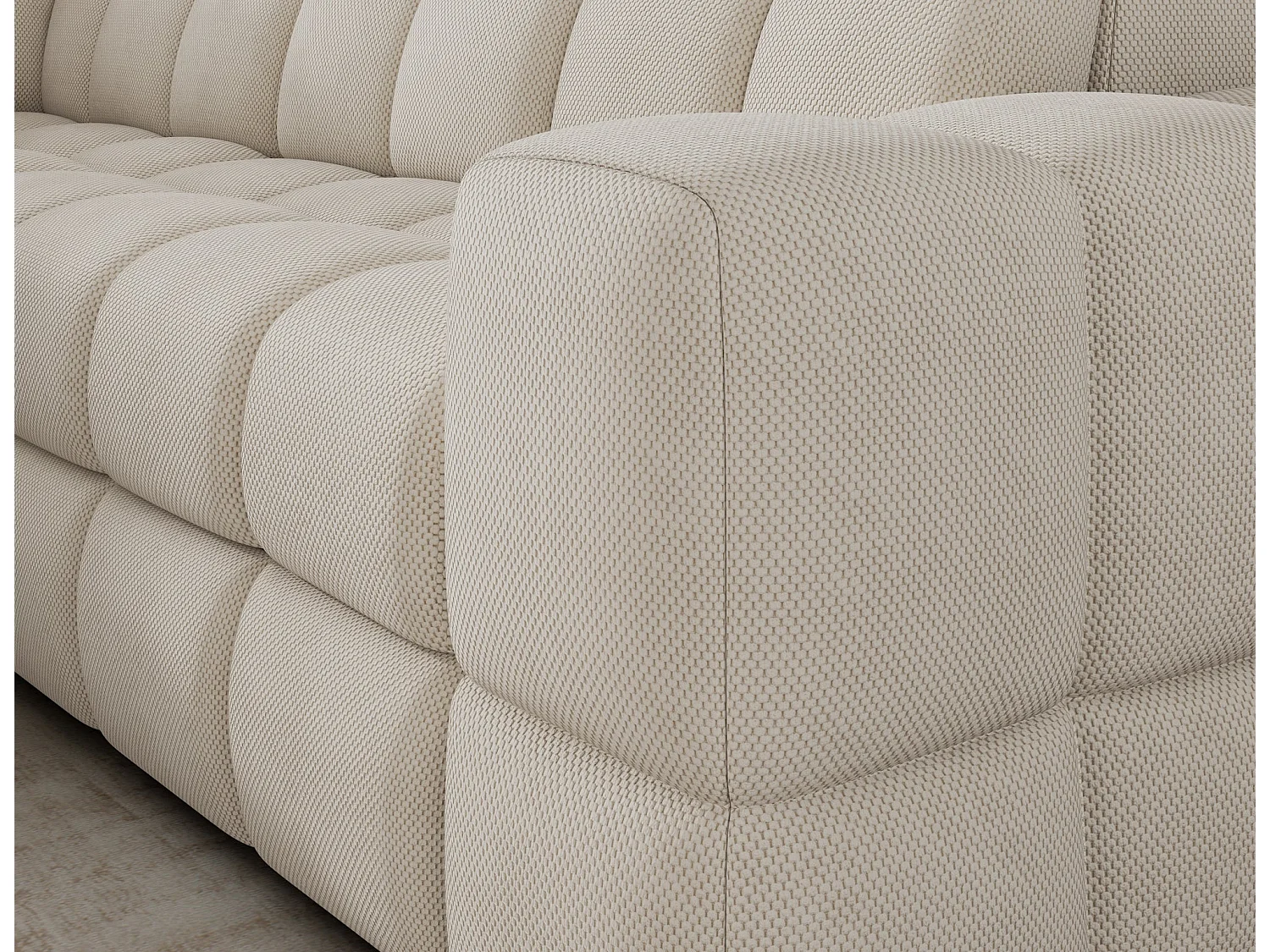 Ecksofa Bronon mit Schlaffunktion und Bettkasten – Modernes Design, verstellbare Kopfstützen und verschiebbare Rückenlehnen
