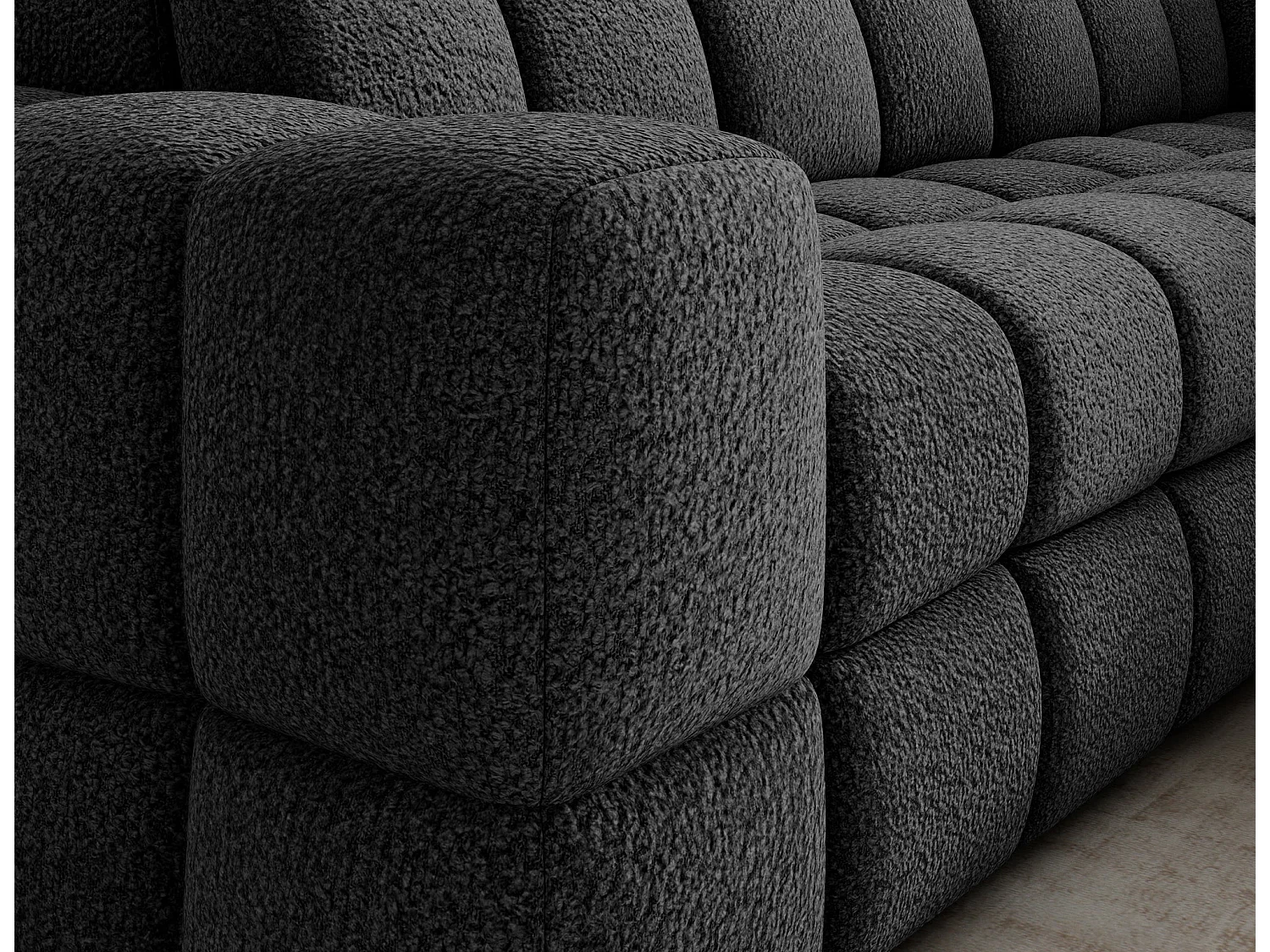 Ecksofa Bronon mit Schlaffunktion und Bettkasten – Modernes Design, verstellbare Kopfstützen und verschiebbare Rückenlehnen