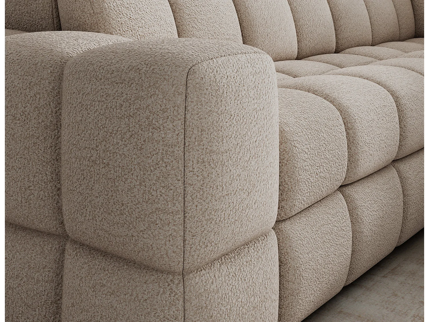 Ecksofa Bronon mit Schlaffunktion und Bettkasten – Modernes Design, verstellbare Kopfstützen und verschiebbare Rückenlehnen