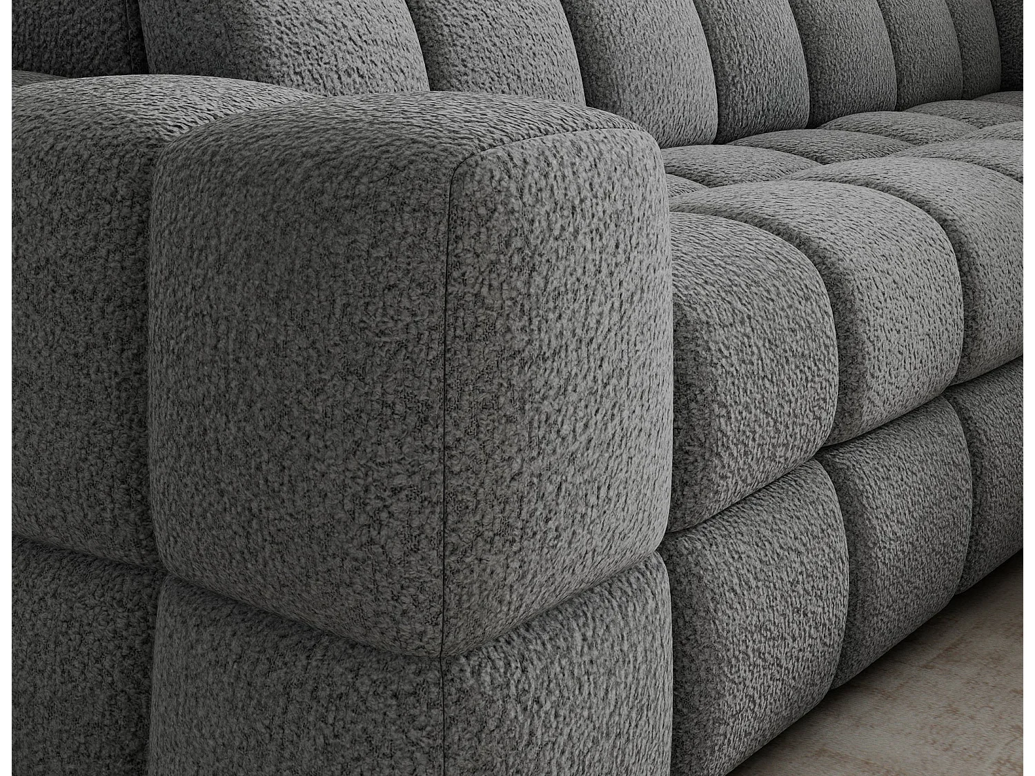 Ecksofa Bronon mit Schlaffunktion und Bettkasten – Modernes Design, verstellbare Kopfstützen und verschiebbare Rückenlehnen