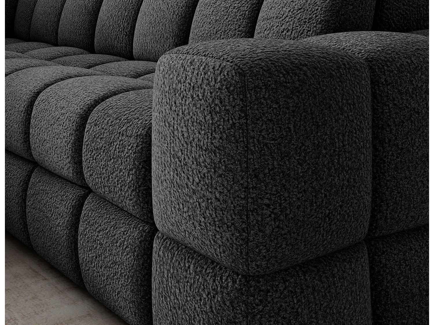 Ecksofa Bronon mit Schlaffunktion und Bettkasten – Modernes Design, verstellbare Kopfstützen und verschiebbare Rückenlehnen