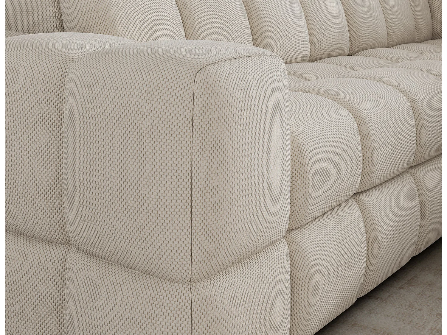 Ecksofa Bronon mit Schlaffunktion und Bettkasten – Modernes Design, verstellbare Kopfstützen und verschiebbare Rückenlehnen