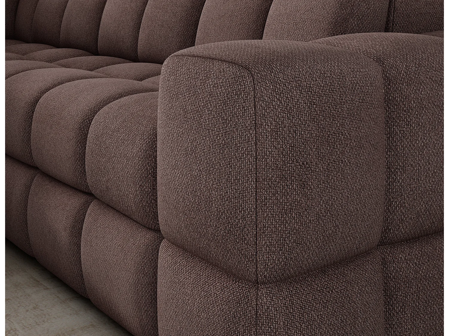 Ecksofa Bronon mit Schlaffunktion und Bettkasten – Modernes Design, verstellbare Kopfstützen und verschiebbare Rückenlehnen
