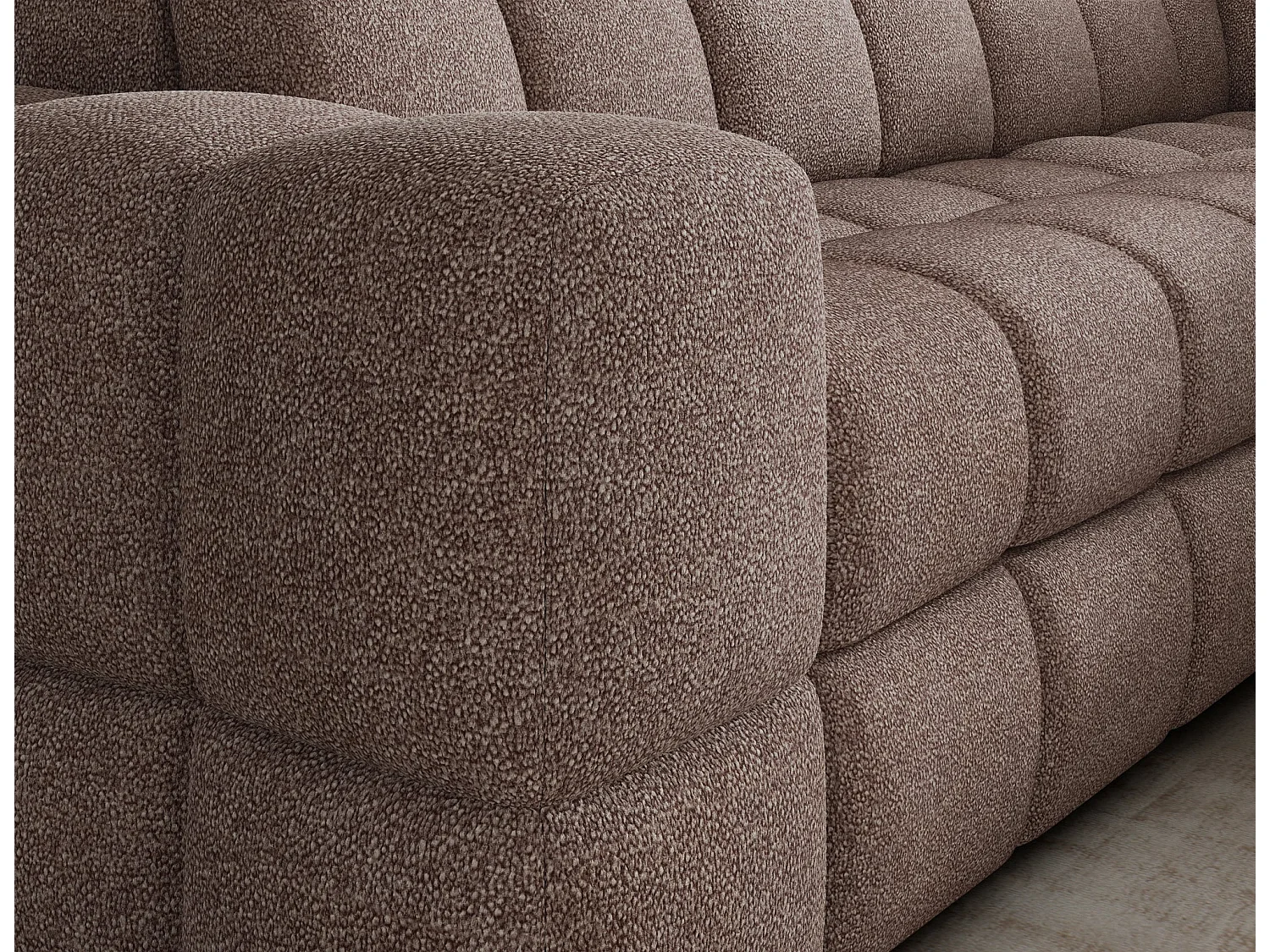 Ecksofa Bronon mit Schlaffunktion und Bettkasten – Modernes Design, verstellbare Kopfstützen und verschiebbare Rückenlehnen