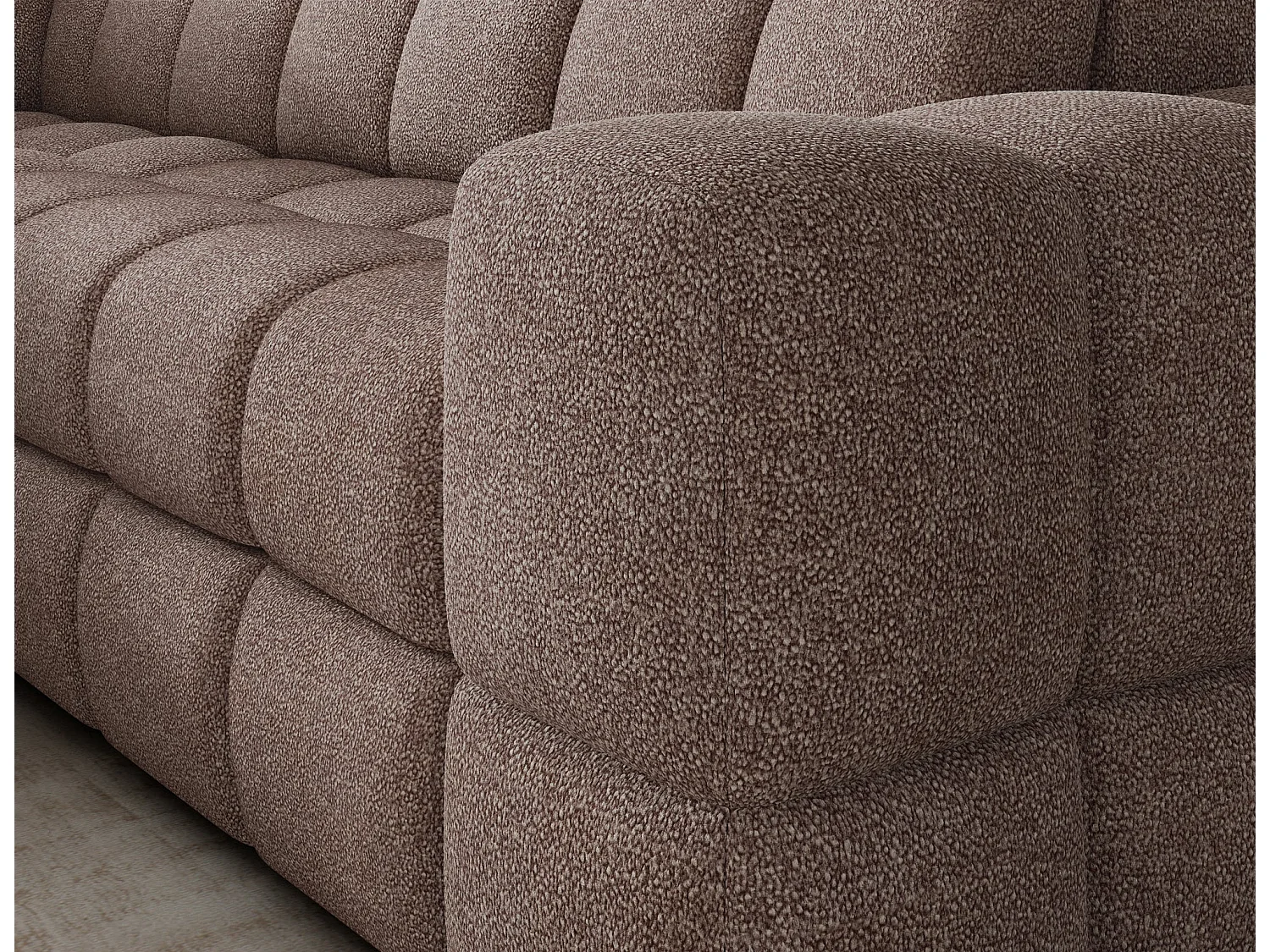 Ecksofa Bronon mit Schlaffunktion und Bettkasten – Modernes Design, verstellbare Kopfstützen und verschiebbare Rückenlehnen
