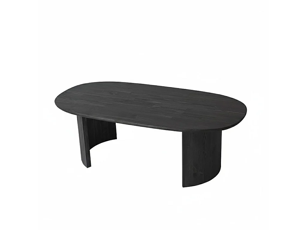 "Hudson" Mörkgrå Trä Kaffebord - 120 x 60 x 40 cm - Modern Elegans och Mångsidighet