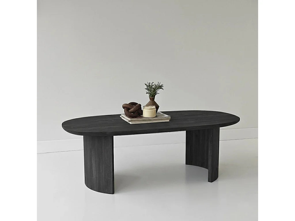 Tavolino in legno "Hudson" - 120 x 60 x 40 cm - Grigio antracite