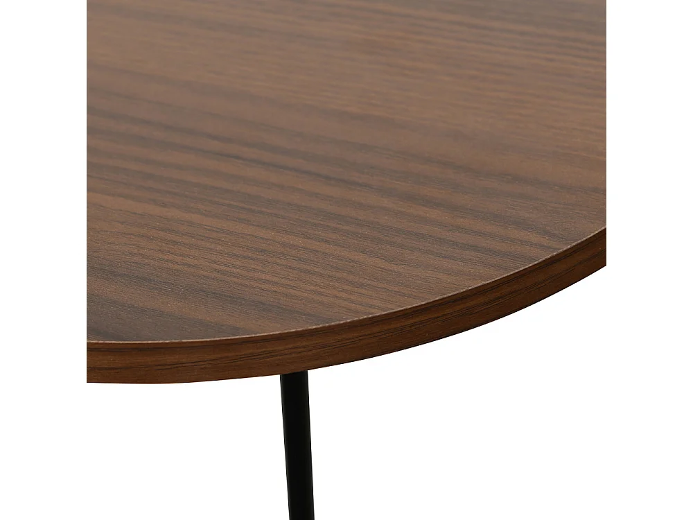Janna - Etagère en bois et métal L115cm - Bois foncé