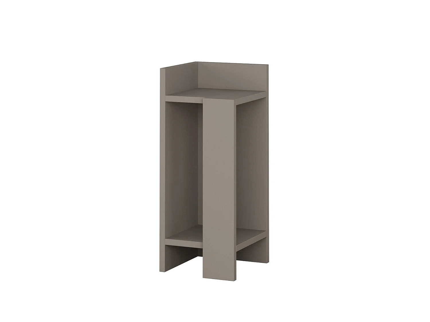 "Elegant Trä Nattduksbord Elos Vänster - 25 x 27 x 60 cm - Ljus Mokka"