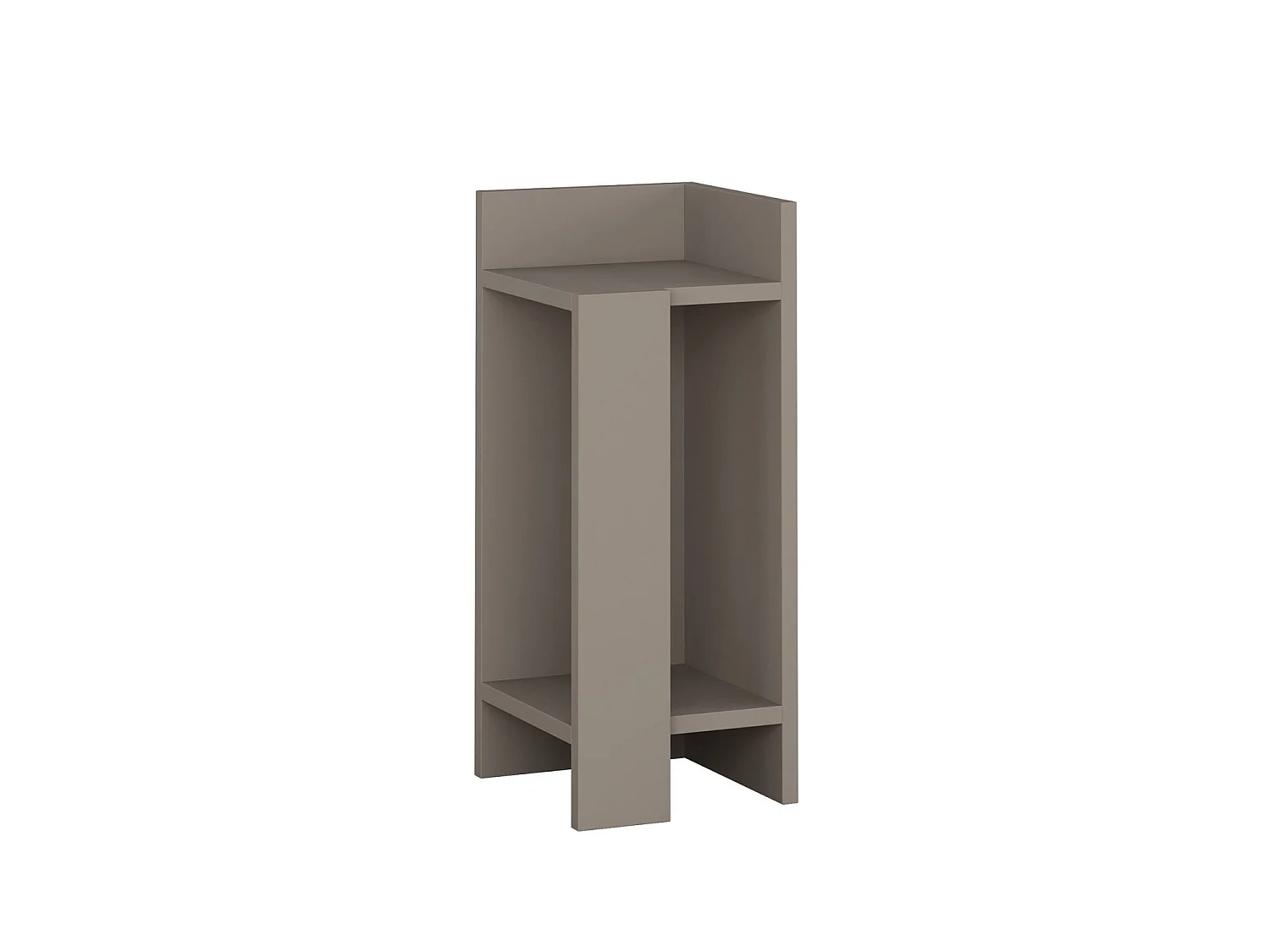 "Elegant Trä Sängbord Elos Höger - Moka Clair - 25 x 27 x 60 cm"