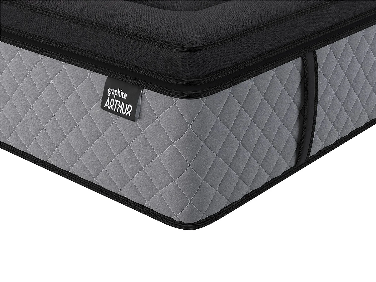 Arthur Sleep Graphite Arthur 3000 Hybrid Mattress - Medium - Super King
