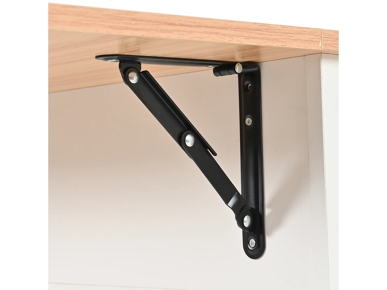 Îlot de cuisine 139 x 46(71) cm sur roulettes avec 2 portes et 3 tiroirs - Blanc