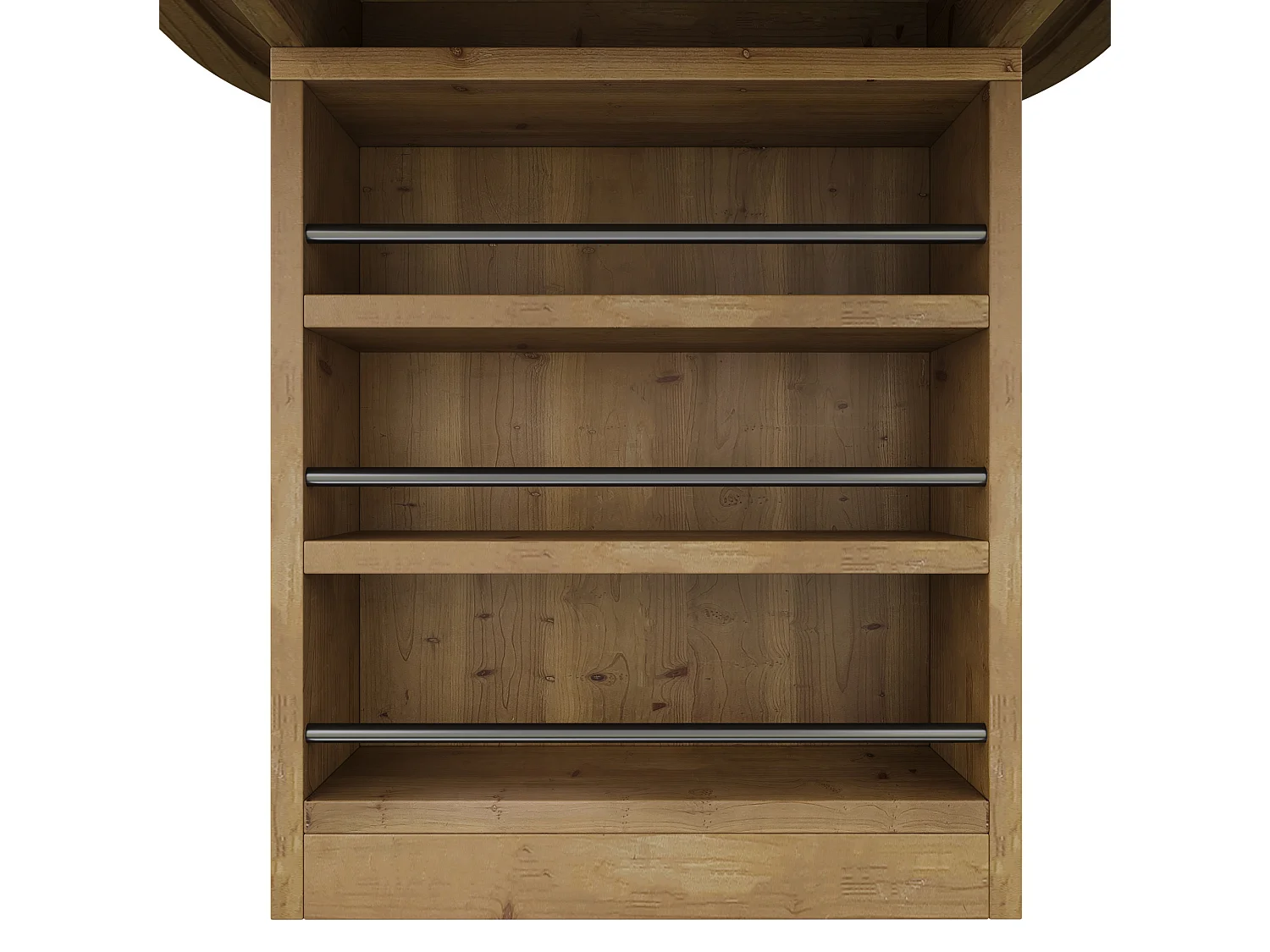 Table à manger extensible 150/200 x 90 cm avec étagères - Pour 6 à 8 personnes - Couleur bois