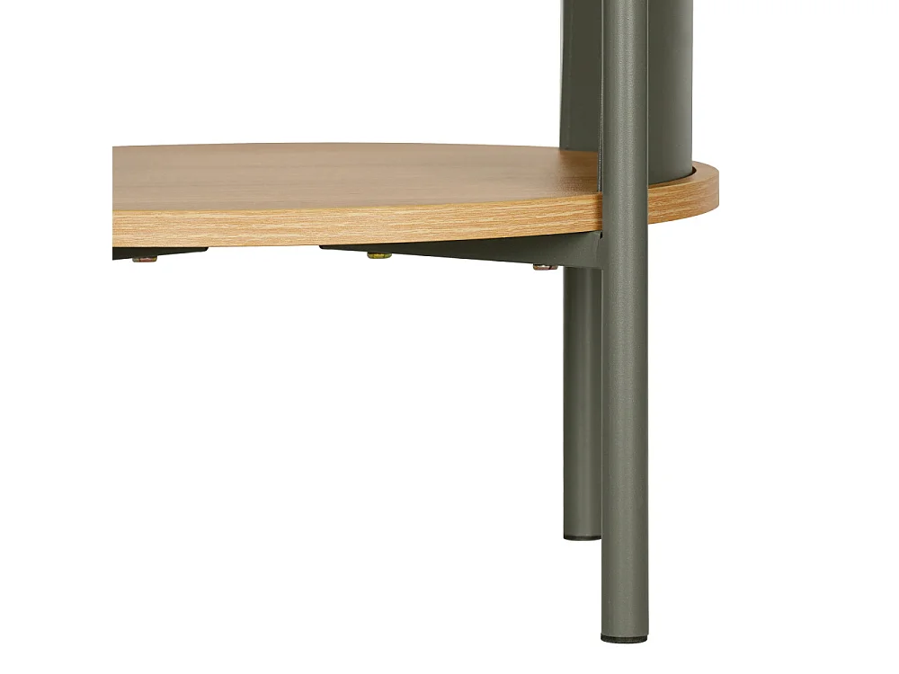Paco -  Table d'appoint / chevet en bois et métal - Vert
