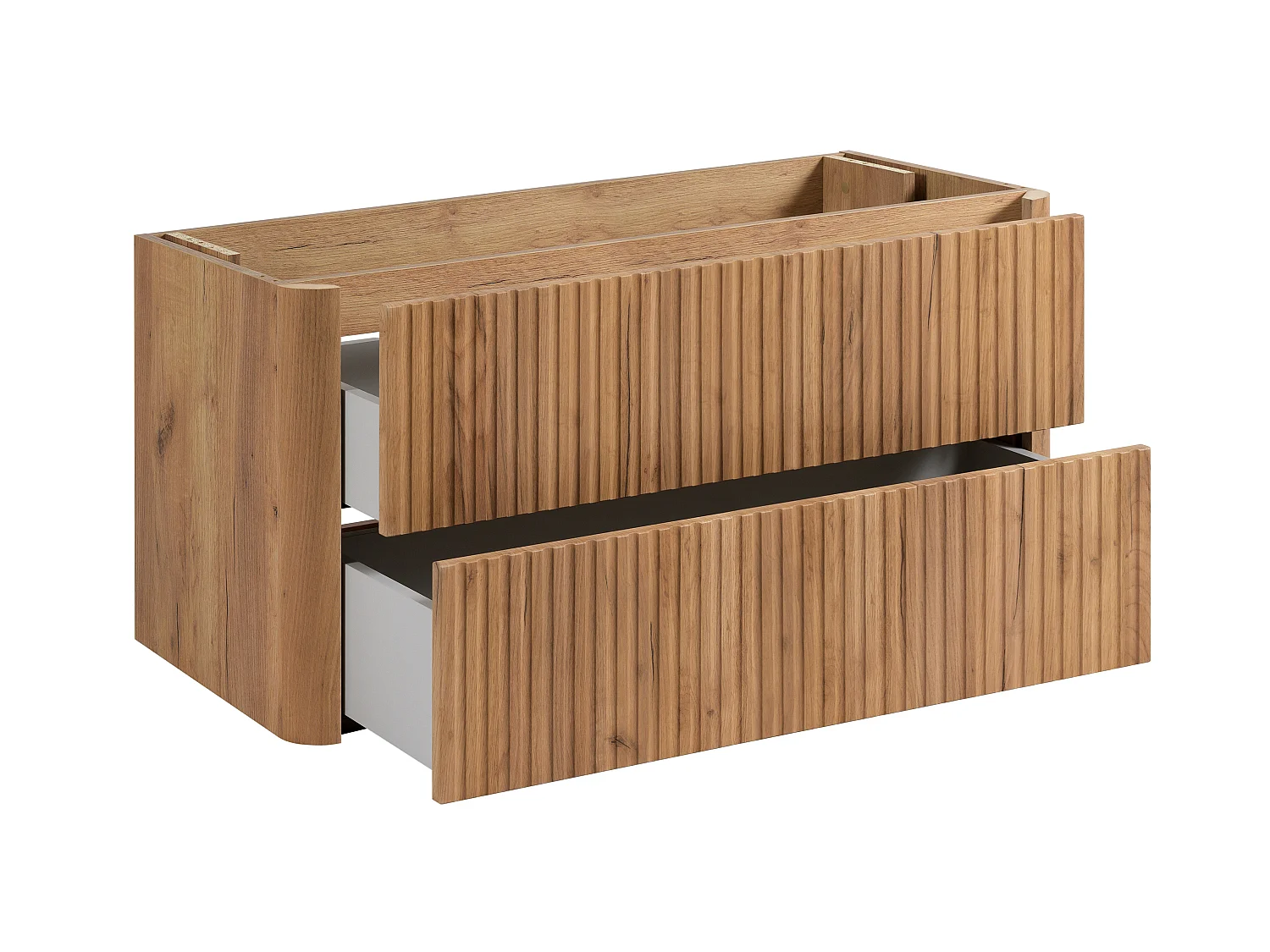 Bathroom cabinet 100, Craft oak, black worktop, black legs, 100,8 x 44,2 x 65 cm