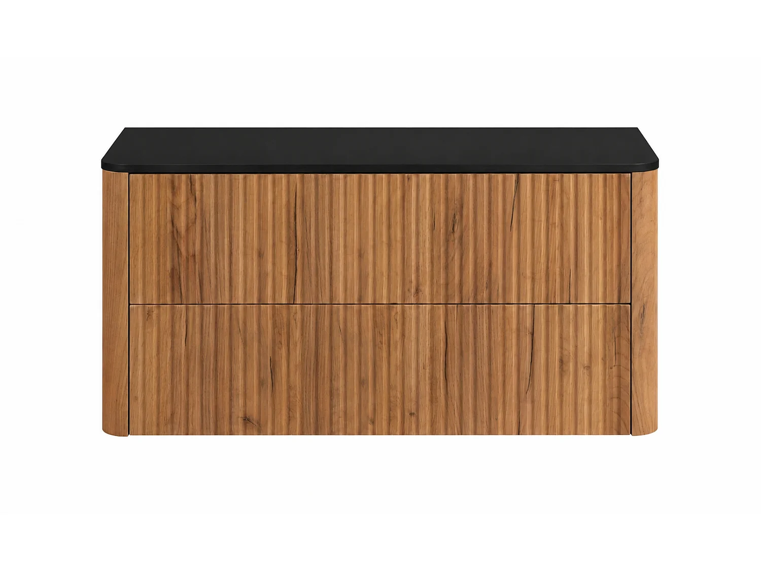Bathroom cabinet 100, Craft oak, black worktop, black legs, 100,8 x 44,2 x 65 cm