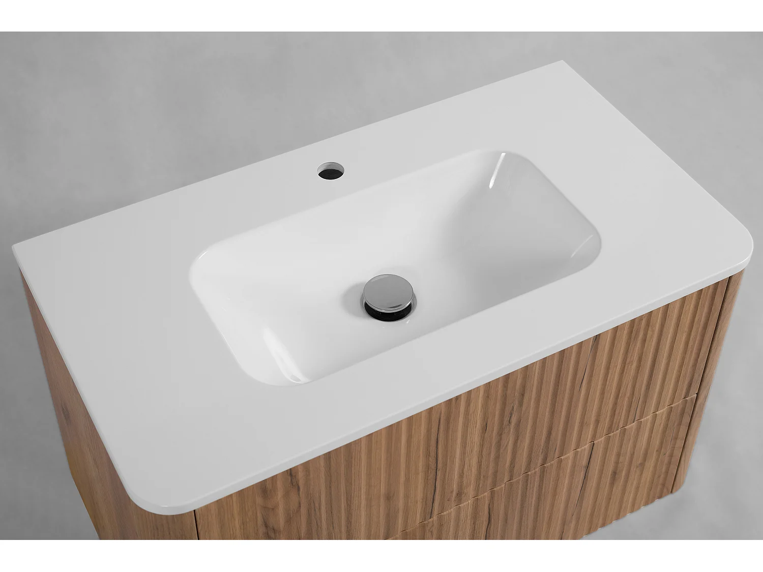 Bathroom cabinet 60, Craft oak, with washbasin, black legs, 60,7 x 44,4 x 64,9 cm
