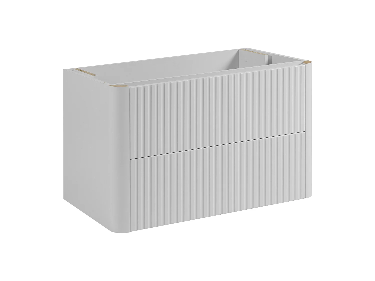 Badezimmerschrank 80, Weiß, Platte Craft-Eiche, 80,8 x 44,2 x 50 cm