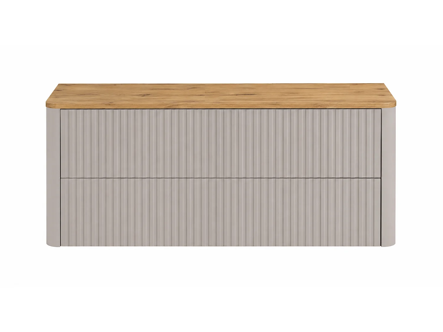 Badezimmerschrank 120, Kaschmir, Platte Craft-Eiche, Beine gold, 120,8 x 44,2 x 65 cm