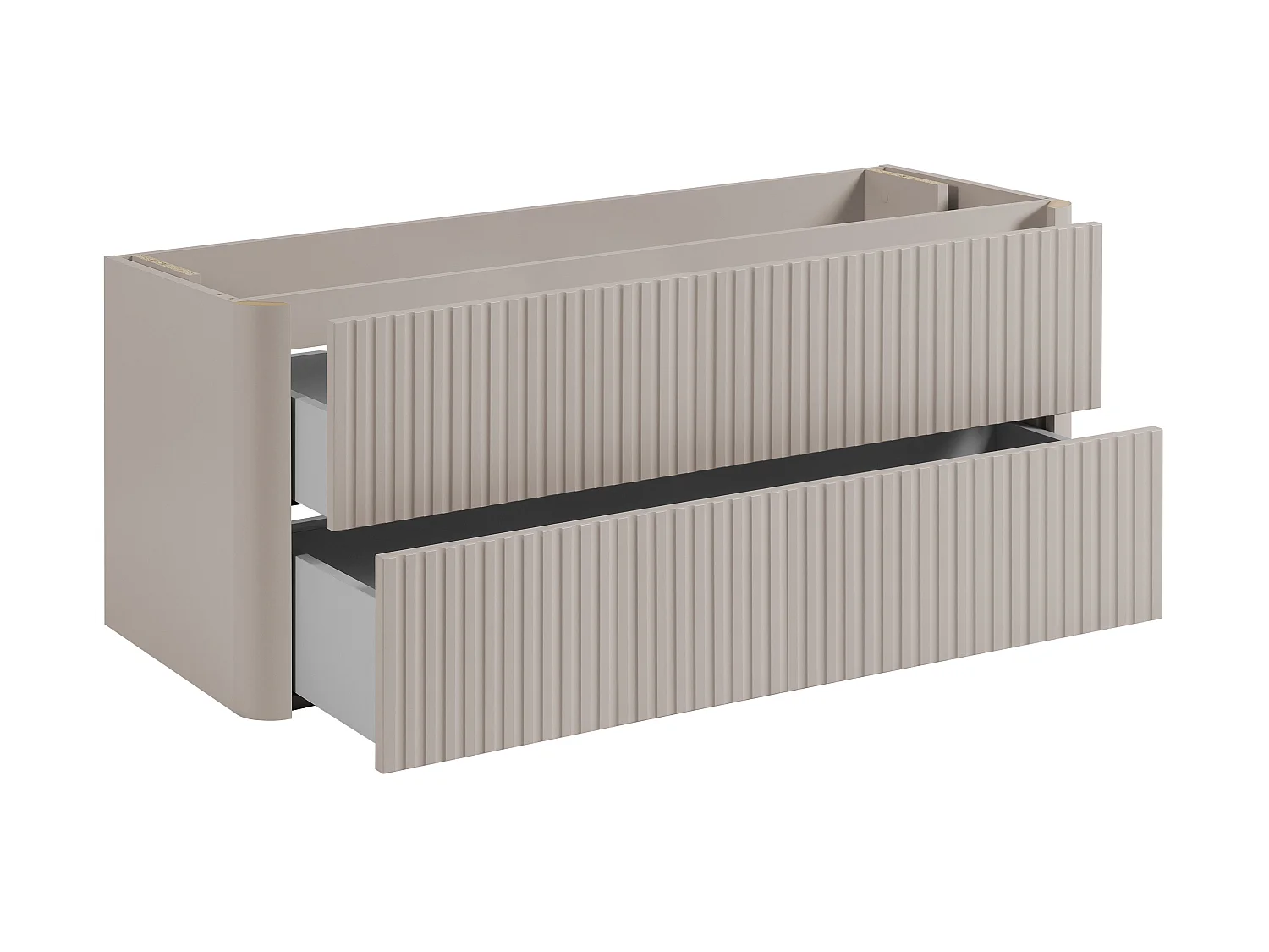 Badezimmerschrank 120, Kaschmir, mit Waschbecken, 120,7 x 44,4 x 49,9 cm