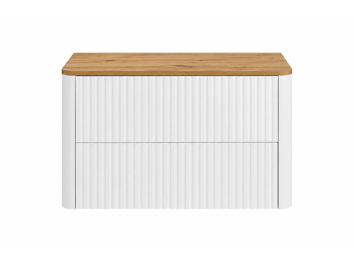Badrumsskåp 80, Vit, skiva craft-ek, guldfärgade ben, 80,8 x 44,2 x 65 cm