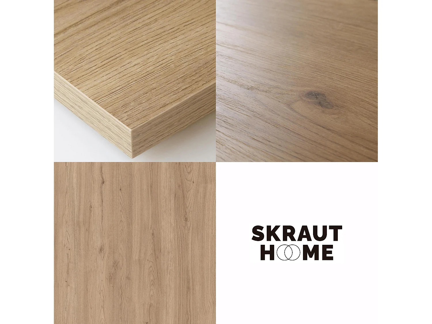 Table Extensible, 103x103x73, Pour 6 personnes, De Salle à Manger, Chêne