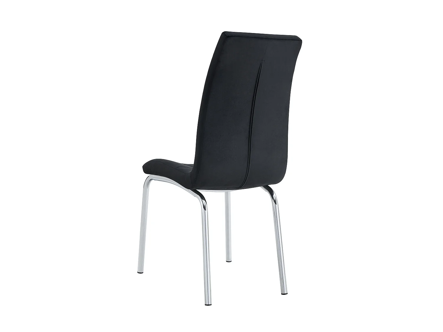 Lot de 6 chaises EMMA simili cuir - Noir
